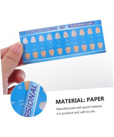 Ipetboom 60 PC Tooth Color Whitening Guide - Professional Teeth Color Chart & Teaching Boards for Dental Care - Buy Online on GoSupps.com