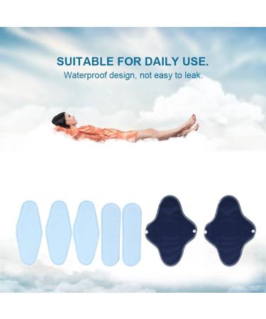 8 Reusable Menstrual Pads Set | Waterproof Cloth Liners with Washable Wet Bag | Soft & Breathable Sanitary Pads for Women - Buy Online on GoSupps.com