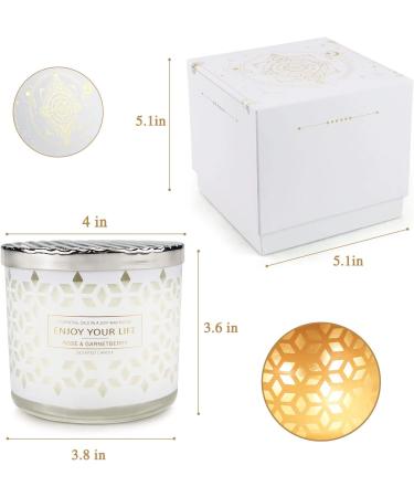 Scented Rose Berry Mother's Day Candle | Large 3 Wick 14.5oz Soy Candle | 125h Burn Time | Aromatherapy for Stress Relief, Meditation, Yoga | Gifts for Women, Birthday - Buy Online on GoSupps.com