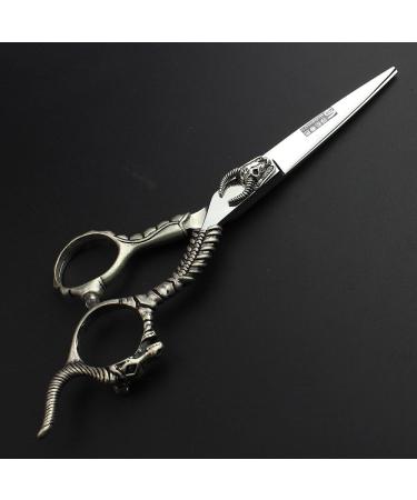 Professional hair scissors 5.5 inch 6 inch JAPAN 440C hairdressing cutting&thinning scissors barber shears (6 inch) - Buy Online on GoSupps.com