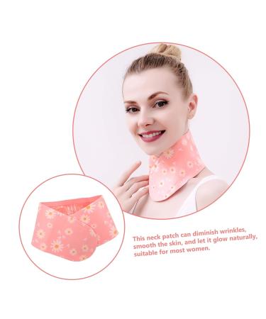 FRCOLOR Neck Wrinkle Gel - Anti-Wrinkle Neck Lifting Tape & Pad for Women | Essential Oil Gel & Nursing Supplies | Shop Pink Neck Care Products Online - Buy Online on GoSupps.com