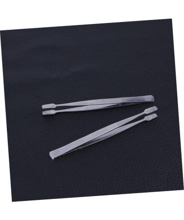 Villful 3-Piece Stainless Steel Tweezers Set for Eyelash Extensions Stamps and Coin Collecting - Precision Tools for Beauty and Philately - Buy Online on GoSupps.com