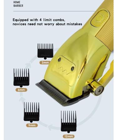 Pro Hair Clipper Electric Hair Clipper USB Rechargeable Hair Clipper Barber Hair Trimmer Men Electric Razor Men's Electric Shaver - Buy Online on GoSupps.com