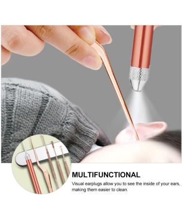 Healifty Earwax Removal Tool Set with Tweezers and Pickers - Professional Double-Headed Kit with Flashlight Case - Buy Online on GoSupps.com