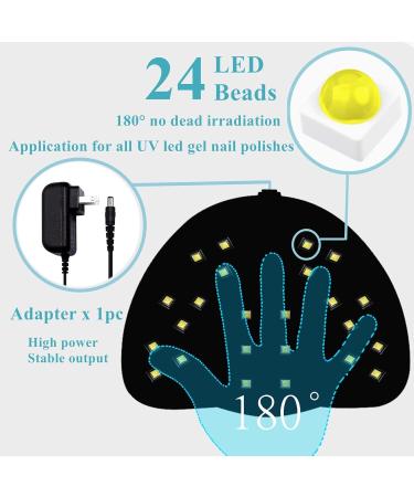 UV LED Nail Lamps for Gel Nail Polish 48W Fast Nail Dryer with Automatic Sensor 3 Timers Auto Sensor LED Digital Display USB Plug UV LED Nail Lamp for Fingernail and Toenail - Buy Online on GoSupps.com