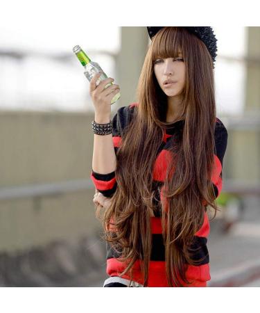 Funie Wig Long Wavy Women's Wig - 80 cm Light Brown | Premium Quality International Shipping - Buy Online on GoSupps.com