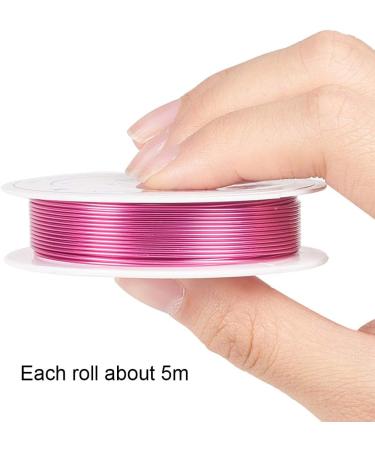 PandaHall 10 Rolls 160 FT 10 Colors 0.8mm Aluminum Craft Wire - Flexible Floral Colored Beading Wire for DIY Jewelry Making - Buy Online on GoSupps.com