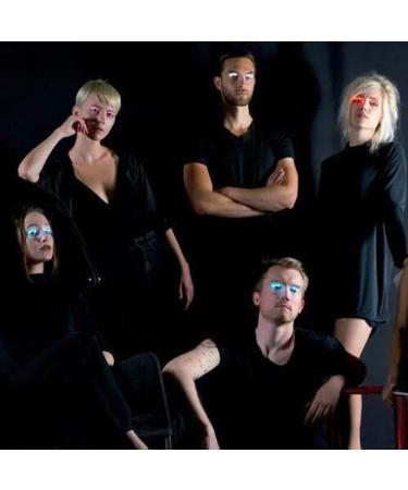 Yeyo Waterproof LED Eyelashes and Eyeliner - Blue | Perfect for Parties, Nightclubs, and Halloween - Buy Online on GoSupps.com