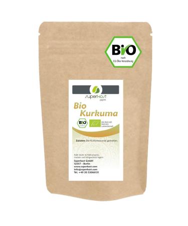 Superkost Superkost Organic turmeric powder ground quality 1A by the specialist since 2010 DE- KO-001 Turmeric root (500g)