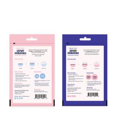 FaceTory Spot Fighter Acne Blemish Patches (150 Count) | Hydrocolloid Day & Night Patches for Acne Spot Treatment - 2 Sizes | AM & PM Assortment - Buy Online on GoSupps.com