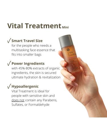Blithe Vital Treatment 8 Nourishing Beans & 9 Essential Seeds Travel Size - Korean Essence Toner for Firming Wrinkles and Brightening Skin - Buy Online on GoSupps.com