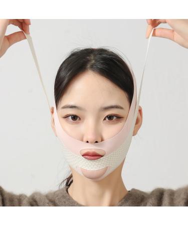 luxurious One-Piece Face Shaping Bandage Plasticity Full Face Lifting Mask Used to Lift and Tighten the Face and Nasolabial Folds - Buy Online on GoSupps.com