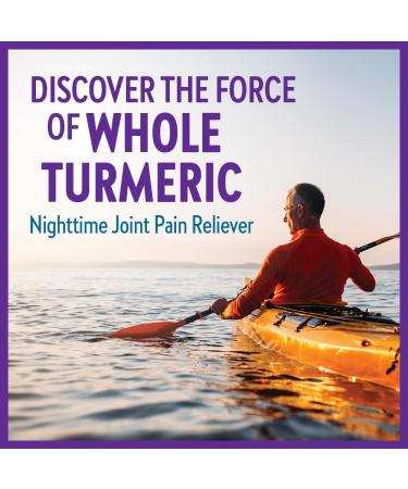 New Chapter Turmeric Supplement + Sleep Aid - Turmeric Force Nighttime for Sleep Support with Valerian Root + Ginger + NO Black Pepper Needed + Non-GMO Ingredients - 48 Vegetarian Capsule - Buy Online on GoSupps.com