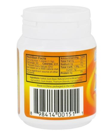 Epic Dental Xylitol Gum - Sugar-Free Fresh Fruit Flavor (50 Pieces) | Healthy Teeth & Fresh Breath - Buy Online on GoSupps.com