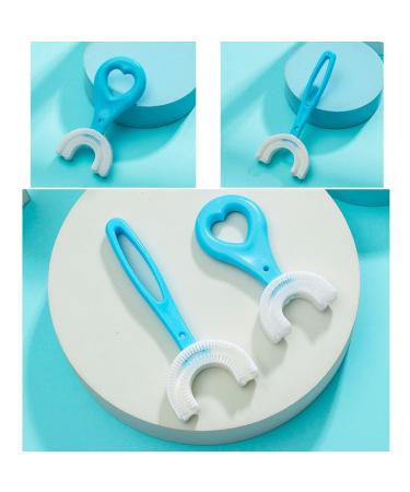Ergonomic Silicone Toothbrush - U-Shape Oral Cleaner for Whole Mouth Cute & Safe Washable for Effective Teeth Cleaning - Buy Online on GoSupps.com