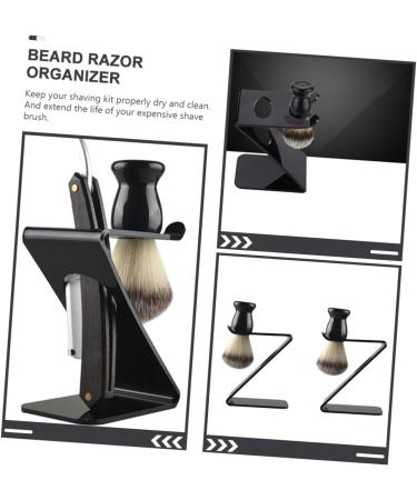 Mikinona Shaving Stand | Premium Razor & Brush Holder for Men | Stylish Organizer for Shaving Gear - Buy Online on GoSupps.com