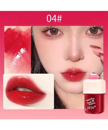 4 Colors Lip Stain Tint Set - Long-Lasting, Moisturizing Glossy Lip Stain with High Pigment - Waterproof and Non-Sticky Formula - Buy Online on GoSupps.com