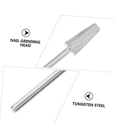 POPETPOP nail polisher nail file head Nail File Drill Bit nail grinding tools nail polish bits manicure grinding heads nail art bits portable nail nail tool set cosmetic plastic - Buy Online on GoSupps.com