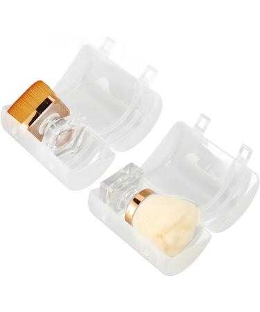 Makeup Brushes Set 2 Pieces Face Blush Kabuki Powder Brushes for BB Cream - Buy Online on GoSupps.com