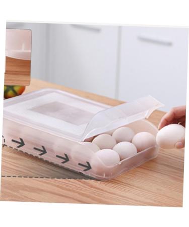 OSALADI 1pc box Multifunctional Large Refrigerator Tray Crisper Holder White Home Plastic Kitchen Capacity White 31.5x22cm - Buy Online on GoSupps.com