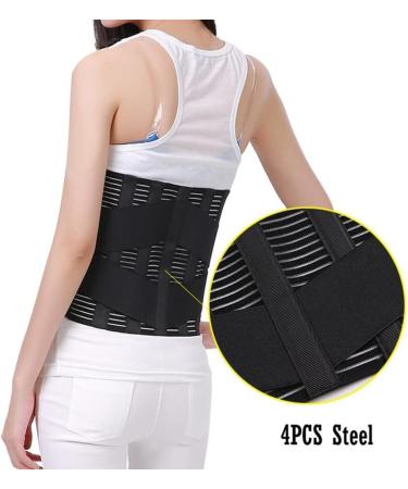 Botizr Lumbar Support Belt for Back Pain Relief - Size L | Waved Intervertebral Disc Support - Buy Online on GoSupps.com