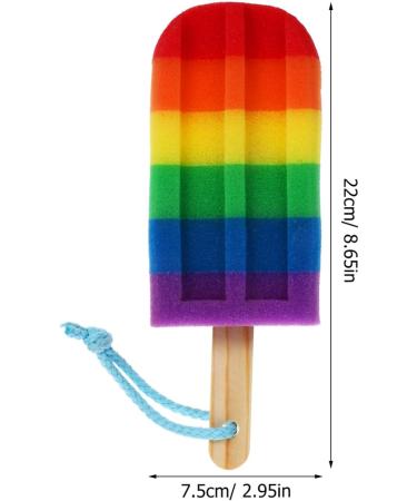 FRCOLOR Ice Cream Shaped Exfoliating Bath Shower Sponge - Perfect for Kids & Women | Soothing Bathing Experience - Buy Online on GoSupps.com
