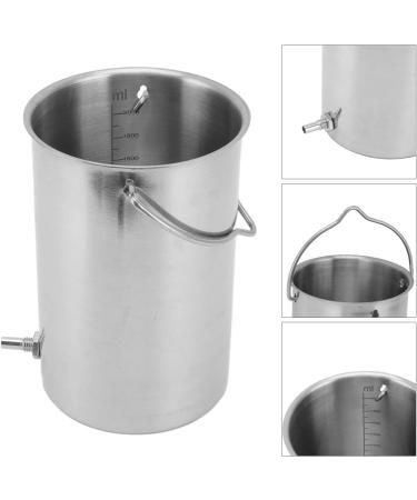 Fdit Stainless Steel Enema Bucket Kit - Eco-Friendly Detox Equipment for Comfortable Use - International Shipping Available - Buy Online on GoSupps.com