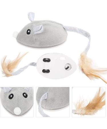 Buy Interactive Electric Play Mouse for Cats - USB-Powered Gray Toy to Combat Boredom | Best Cat Toys Online - Buy Online on GoSupps.com