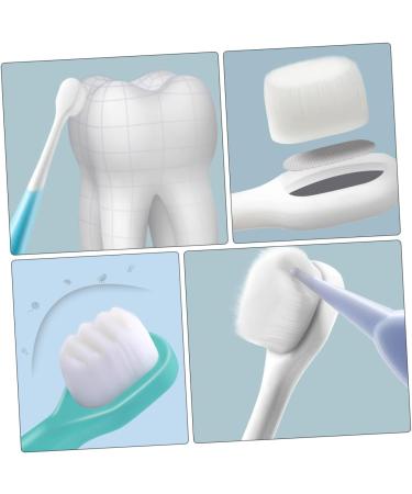 Minkissy Children's Toothbrush Set - 3D Bristles Tongue Cleaner & Oral Hygiene Tools | International Shipping - Buy Online on GoSupps.com