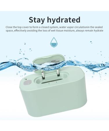 Baby Wipe Warmer 24H Constant Temperature Baby Wet Wipes Dispenser Top Heating & Keep Hydrated Large Capacity Diaper Wipe Warmer Newborn Essentials (Green) - Buy Online on GoSupps.com