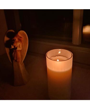 Sensual Ylang-Ylang Aromatherapy Candle in Crystal Glass - Natural Soy Wax for Spiritual Growth & Well-Being - Buy Online on GoSupps.com