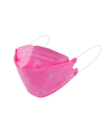 60Packs Fish-Shaped Disposable Face_mask Black Non Woven Fabric Mouth_Cover for Women Men Individual Package:10pcs/Pack