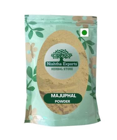Majuphal Powder-Gallnuts-Raw Herbs-Oak-Gall-Manjakani-Jadi Booti-Single Herbs (50 Gram)
