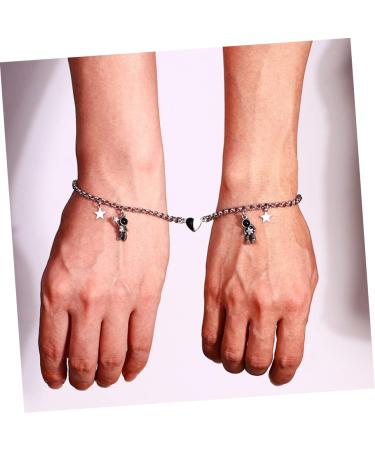 Zerodeko 5 Pairs Astronaut Bracelet Wrist Bracelet Wrist Decoration Couple Matching Bracelet for Couples Couple Wrist Jewelries Miss Stainless Steel Wristband Adjustable - Buy Online on GoSupps.com