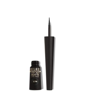 Milani Stay Put Matte Liquid Eyeliner - Long Lasting & Smudgeproof Black Matte Formula - Buy Online on GoSupps.com