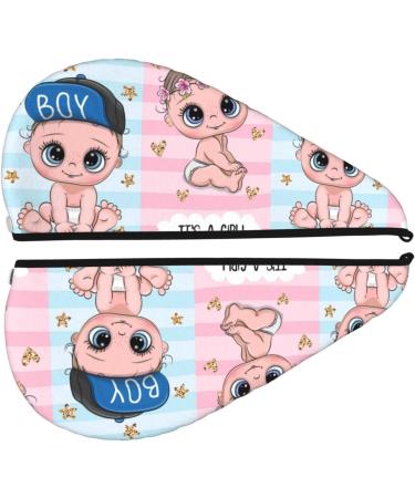 Microfiber Hair Towel Wrap for Boys & Girls - Super Absorbent Coral Velvet Quick Dry Cap for Long Curly & Thick Hair - Buy Online on GoSupps.com