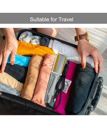 2 in 1 Straight Curling Iron Hair Waver Styling Tools & Appliance Hot Tools Curling Iron Hair Curling Iron Temperature Adjustable Fast Heating - Buy Online on GoSupps.com