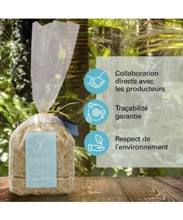 Ilanga Nature Madagascar Vanilla Salt Flower 500 g - Buy Online on GoSupps.com