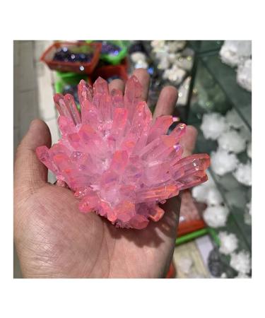 Jukuckv spiritual support of natural color-covered purple crystal clusters beautiful shape excellent color crystal cluster