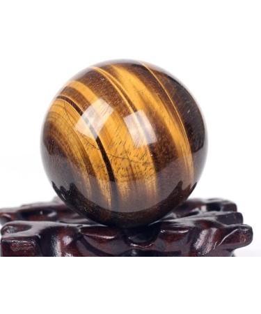 Buy Natural Solid Tiger Eye Ball - Beautiful Stone Ball for Healing & Decor - Buy Online on GoSupps.com