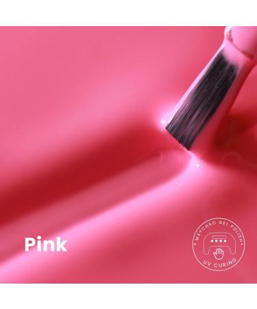 MAYCHAO Pink Gel Nail Polish 1Pc Bubblegum Pink Gel Polish 15ML Soak Off UV LED Bright Pink Nail Polish Nail Art Starter Manicure Salon DIY at Home 0.5 OZ Barbie Pink - Buy Online on GoSupps.com