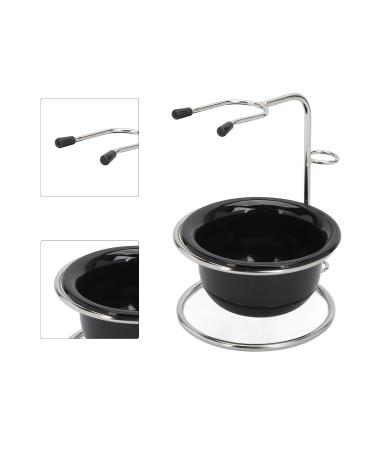 Beard Foam Mixing Bowl & Portable Shaving Brush Stand | Durable Barber Shop Essential - Buy Online on GoSupps.com