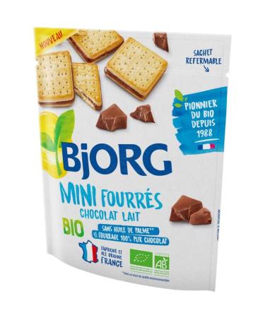 G n rique Bjorg Delicious Mini Organic Milk Chocolate Delicious Delicates 180 g Special Diet and Nutrition Pack of 3