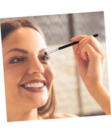 VINTORKY 6pcs Flat Eyebrow Brush Eyeliner Concealer Brush Eyeliner Makeup Tool Eye Brush Black Wooden Handle - Buy Online on GoSupps.com