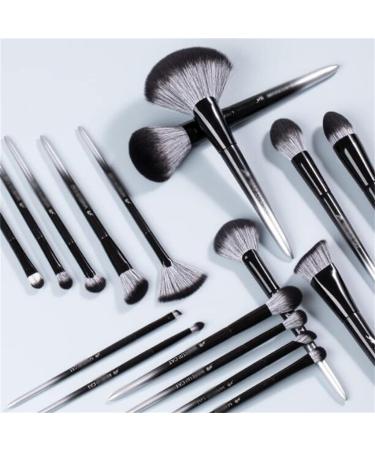 DFHBFG Cosmetic Brush | Black Silver Series - Soft Hair Brushes for Beginners & Professionals | Ultimate Makeup Tool - Buy Online on GoSupps.com