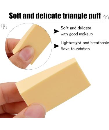 Doryum 48PCS Makeup Sponge Triangle Cosmetic Wedges Set Soft Foundation Blender Puff Make Up Foam Sponge for Liquid Powder Cream (Pink Yellow) - Buy Online on GoSupps.com