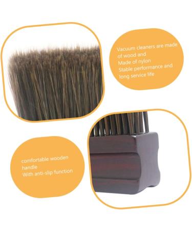 DOITOOL Neck Brush Face Duster Brush Haircut Duster Brush Face Cleaning Brush Barber Salon Neck Duster Brush Hair Cutting Brush Barber Supplies Wooden Comb Soft Fur Nylon - Buy Online on GoSupps.com