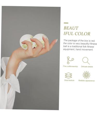 Tovinanna 2 Sets Gymnastics Balls - Jade Health Balls for Exercise Foot Massage & Stress Relief Gifts for Seniors - Buy Online on GoSupps.com