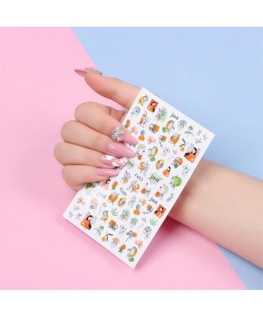 Girls Summer Fruits Nail Art Decal Sweet Nail Art Decoration DIY Nail Summer Series 3D Nail Sticker(style2) - Buy Online on GoSupps.com