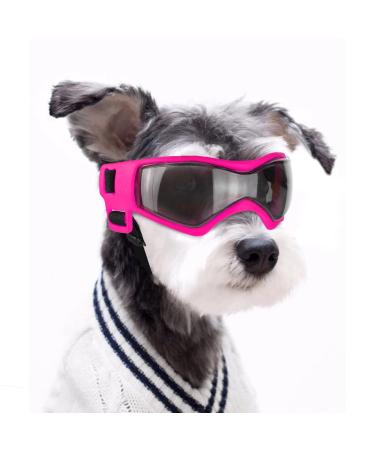 Namsan dog glasses anti-UV waterproof windproof dog sunglasses fashion dog protective glasses suitable for small and medium dogs (pink) medium pink - Buy Online on GoSupps.com